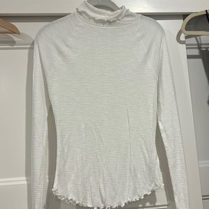 Free People white turtleneck
